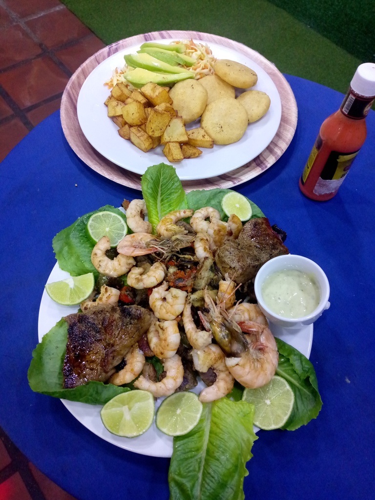 Parrilla mar y tierra individual