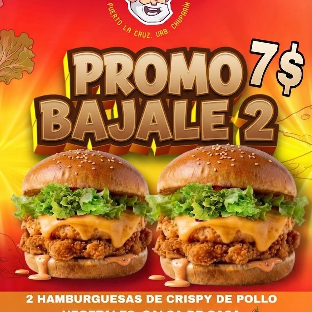 Promo Bajale Dos (2 Hamburguesas)