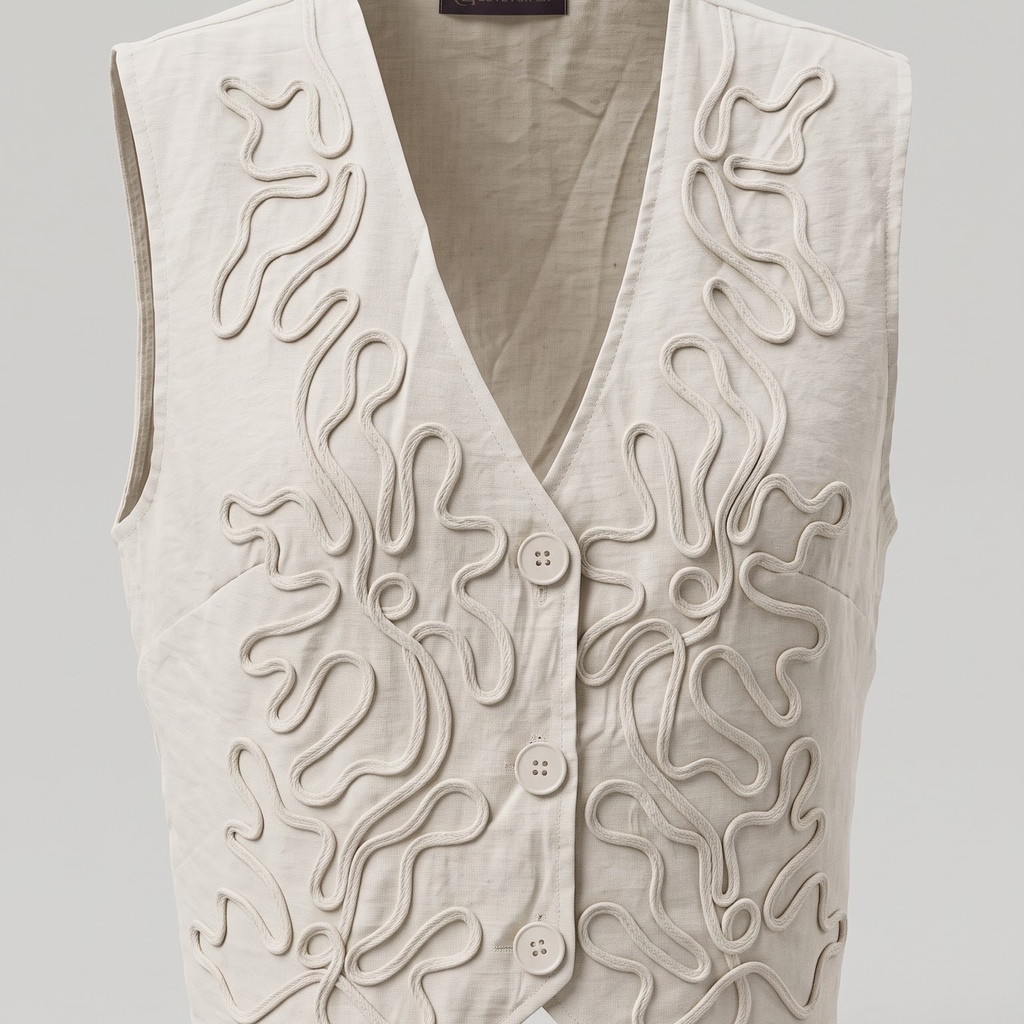 Chaleco con relieve 