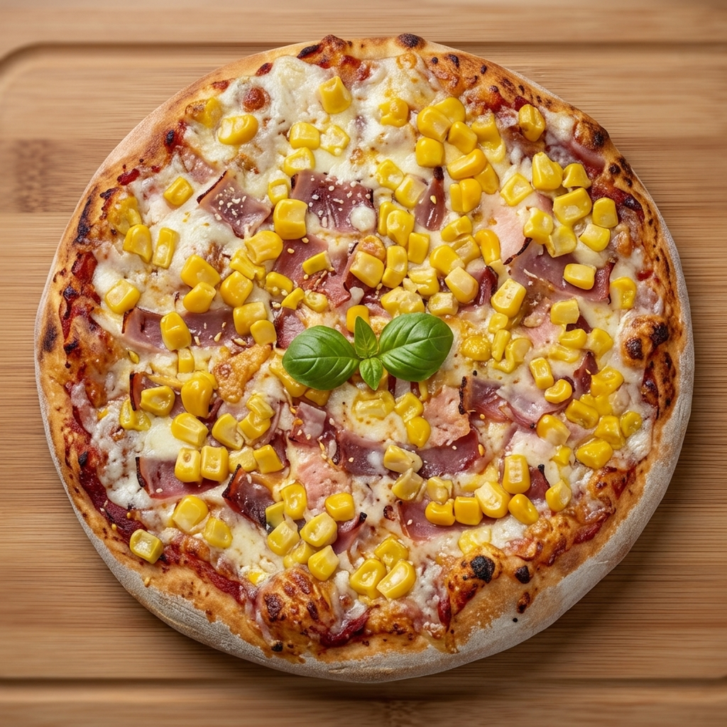 1 Pizza mediana de bacon cheddar