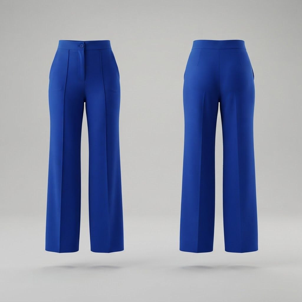 Pantalón clásico con bolsillos 