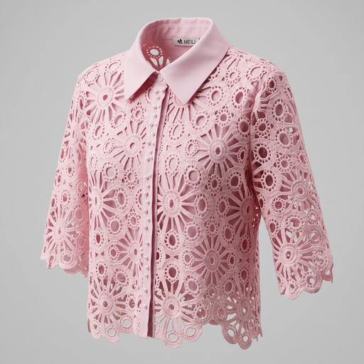 Blusa de torchon manga 3/4