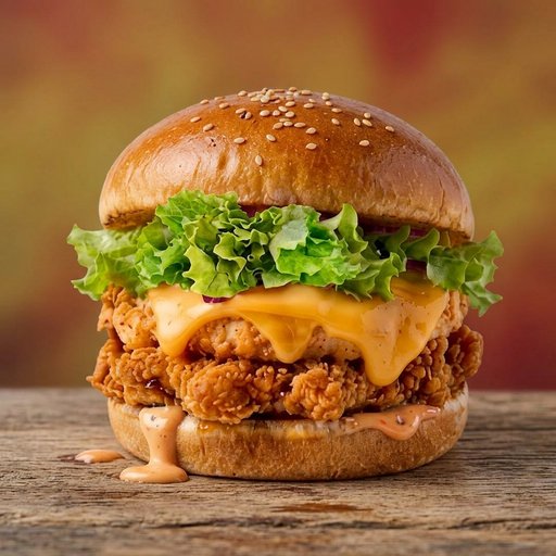 1 Hamburguesa de pollo crispy